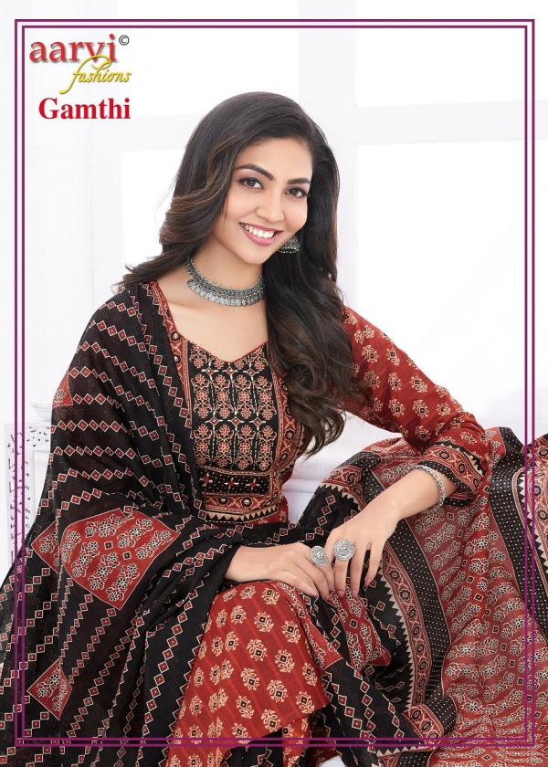 Aarvi Gamthi Vol-5 – Kurti Pant With Dupatta